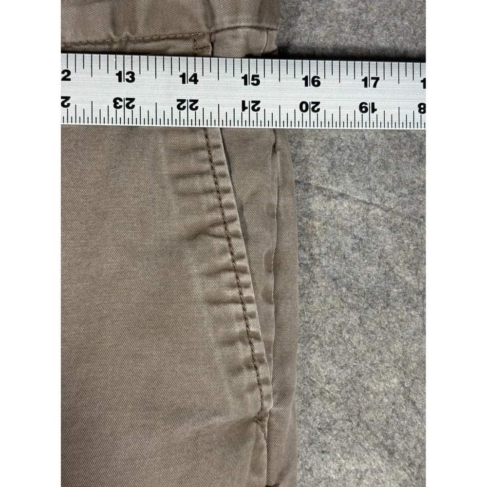 Banana Republic Mens Lived-In Chino Slim Fit Pants Light Coffee Bean Brown 31x32